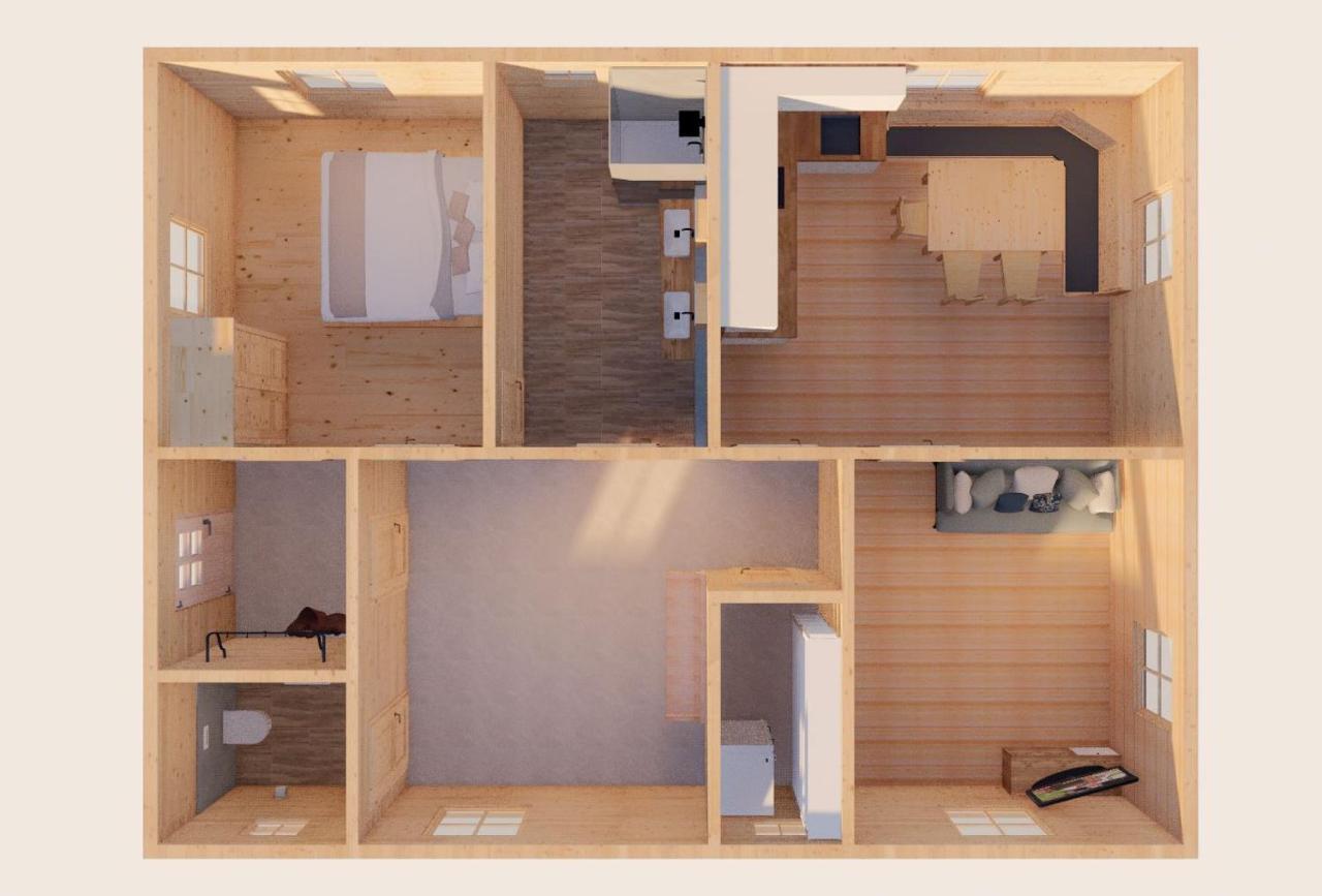 שלאדמינג Ferienhaus Untergladner מראה חיצוני תמונה